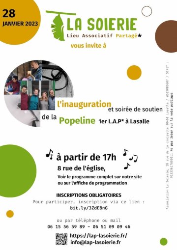 L'association La Soierie fête l' inauguration de son premier L.A.P La Popeline.