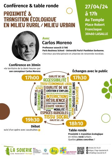 Affiche conférence Carlos Moreno