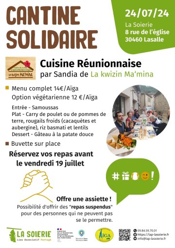 cantine solidaire Réunionnaise