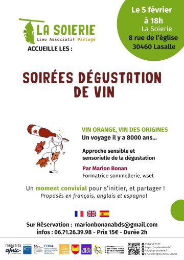 affiche oirées dégustation de vin