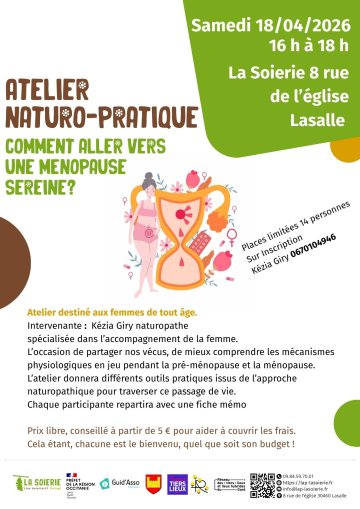Affiche atelier ménopause