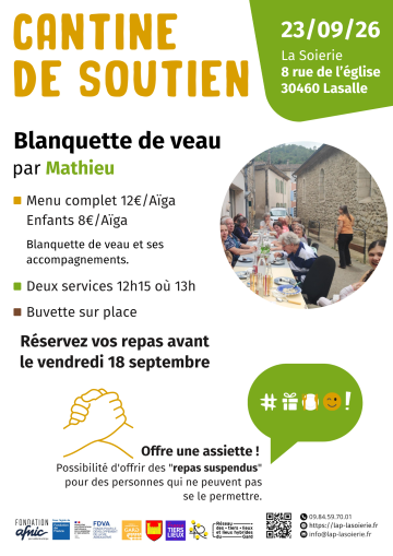 cantine mensuelle de soutien