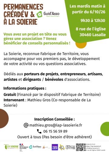 Affiche permanances CreaDev