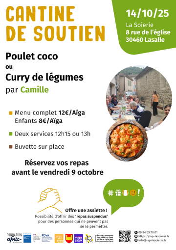 cantine mensuelle octobre