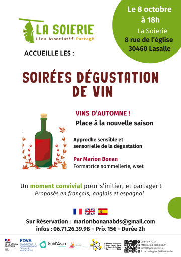Affiche dégustation vin