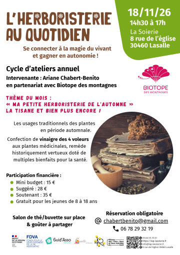 L'Herboristerie au quotidien
